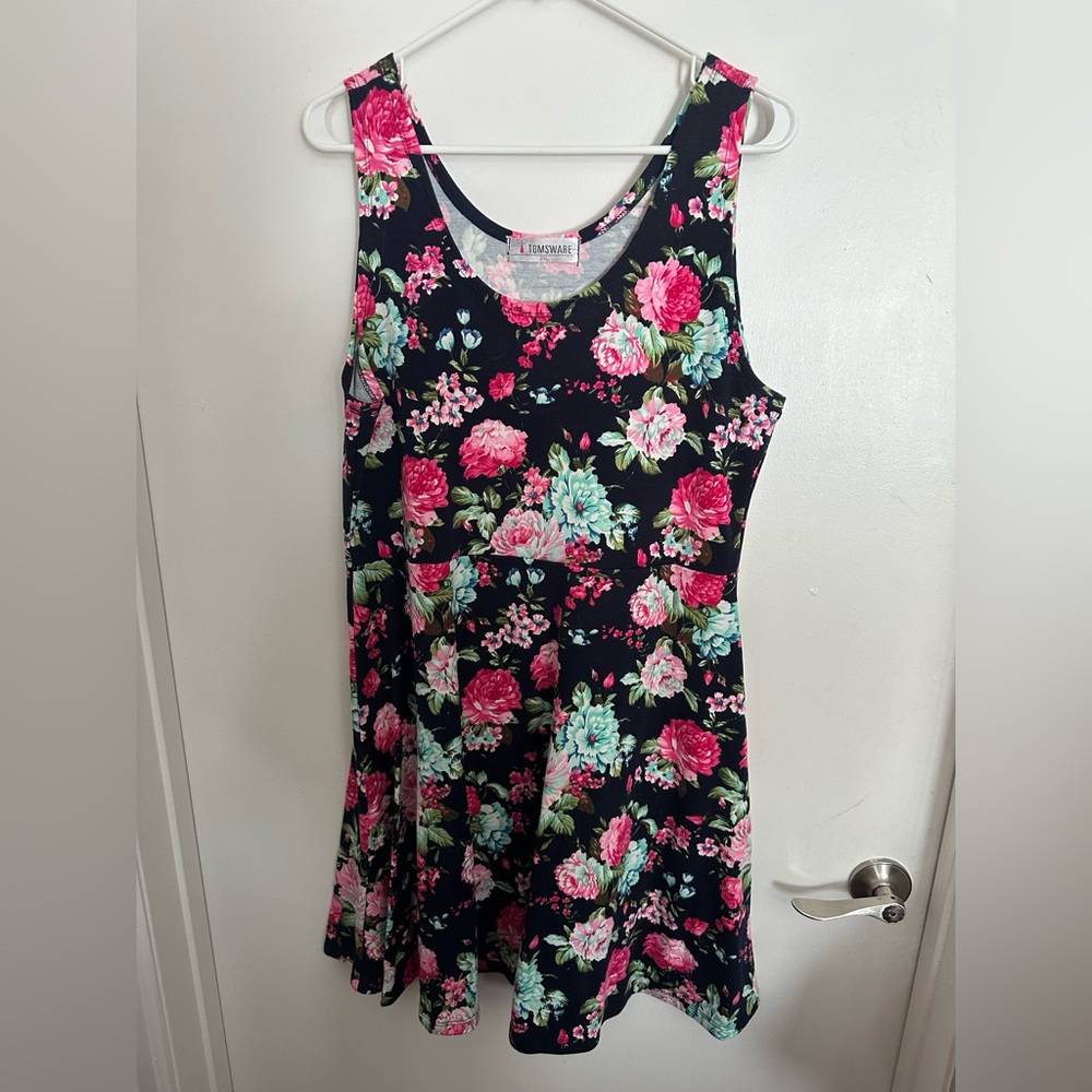plus size floral dress